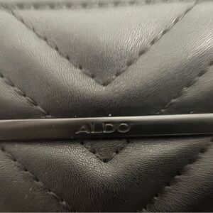 Aldo Elegant Black Quilted Accessory